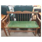 Wooden Lawyers Bench