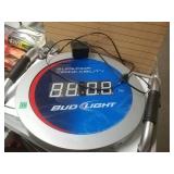Bud Light Digital Clock - WORKS