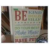 Canvas Print - "Be and Have Fun"