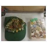 Baseball Pins And Hat