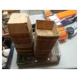 Wooden Baskets, Glassware