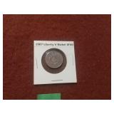 1907 Liberty V Nickel XF40