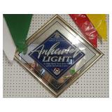 Anheuser-Busch Light Beer Mirror 21x21