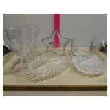 Misc Lot- Glass Cups & Dishes