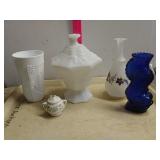 Mis Lot- Fish Vase, Grape Design Items