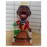 Cast Iron Bank - Man Eating