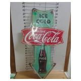 Ice Cold Coca Cola Metal Sign