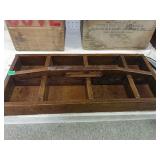 Wooden Divided Serving/Carrying Tray