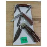 Pocket Knives (3) - Old Timer, Winchester