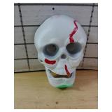 Cast Iron Skull w/blood
