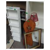 Wooden Shelf, Frame, Lamp Shades