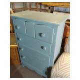 Blue Wooden Dresser