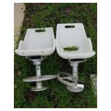Pair Of Matching Boat Seats Aluminum Base