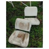 2 Foldable Boat Seats No pedestals
