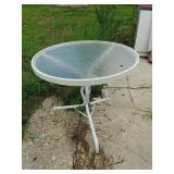 Outdoor Glass Top Table