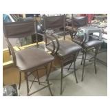 3 Chairs, Step Stool