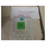 Tiffany Basket Weave Crystal Dish