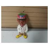 Cast Iron Black Man Smoking