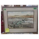 Matted And Framed Picture