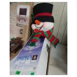 Frosty Head And 6ft Lighted Yard Tree