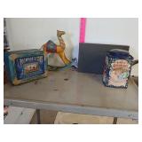 Tins- Marquess of Queensberry Tea, Blue Pig Tin,