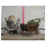 Holiday- Santa And Sleigh