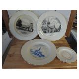 Local Delaware Decorative Church Theme Plates &