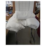 Three White Blankets