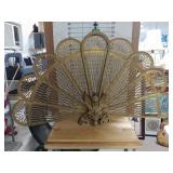 Brass Folding Fireplace Screen