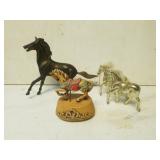 Misc Horses- Metal, Plastic, Musical