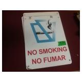 Metal No Smoking Signs