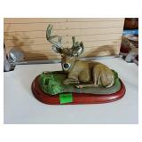 Danbury Mint Deer Decoration - Broken Antler