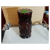 Glass Tiki Jar