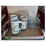Beer Steins & Pitcher
