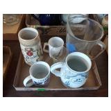 Mugs, Pitchers
