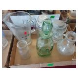 Glass Beer Pitcher, Small Milk Bottle & more