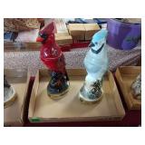 (2) Bird Whiskey Decanters