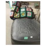 Foot Stool & Blanket