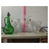 Decanters, Wine Bottles And Glassware