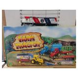 Train Engine And Farm Tractor Diecast Metal