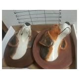 Ceramic Dog Wall Hangings