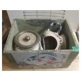 Teapot And Light In Basket