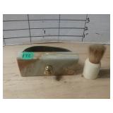 Vintage Ink Blotter & Vintage Barber Shaving Brush
