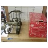 Sled And Jiggling Santa