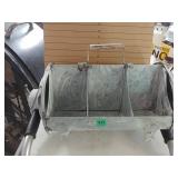Galvanized Bucket W/ Compartments