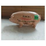 Advertising. Cast Iron Piggy Bank
