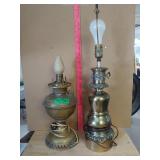 Brass Lamps 2pc