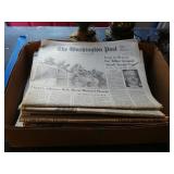 Box Of The Washington Post Newspaper From 1991