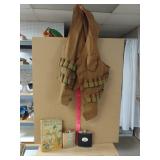 Old Hunting Book, 2 Flasks And A Super Dux