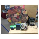 Hat Box, IPhone Dock Speaker, Hole Punch Etc